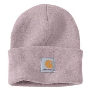 Carhartt women’s Watch Hat beanie in Ash Rose colorway..